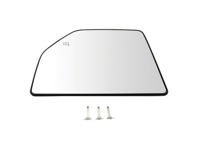 Upper Towing Mirror Glass; Driver Side (17-18 F-350 Super Duty)