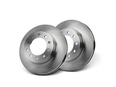 Vented 10-Lug Rotors; Front Pair (15-16 6.7L Powerstroke F-350 Super Duty w/ Wide Track Front Suspension)