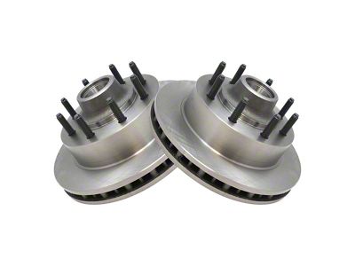 Vented 8-Lug Rotors; Front Pair (99-02 2WD F-350 Super Duty SRW w/ 4-Wheel ABS)