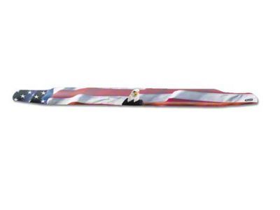 Vigilante Premium Hood Protector; American Flag with Eagle (08-10 F-350 Super Duty)