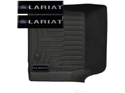 WeatherTech Floor Liner Emblem Insert; Lariat Logo (11-24 F-350 Super Duty)