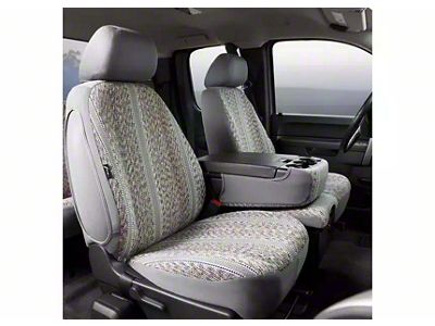 Fia Wrangler Series Front Seat Covers; Gray (17-25 F-350 Super Duty w/ Bench Seat)