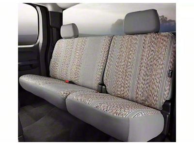Fia Wrangler Series Rear Seat Cover; Gray (17-25 F-350 Super Duty SuperCrew)