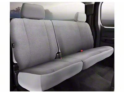 Fia Wrangler Solid Series Rear Seat Cover; Gray (17-25 F-350 Super Duty SuperCrew)