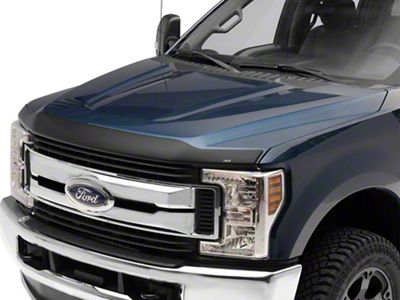 Aeroskin Hood Protector; Matte Black (17-22 F-350 Super Duty)