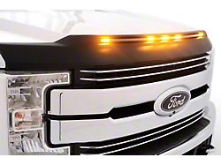 Aeroskin LightShield Hood Protector; Black (17-22 F-350 Super Duty)