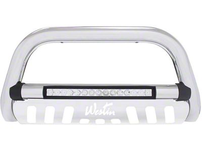 Ultimate LED Bull Bar; Stainless Steel (17-23 F-350 Super Duty)