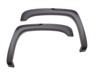 Elite Series Sport Style Fender Flares; Front; Smooth Black (17-22 F-350 Super Duty)