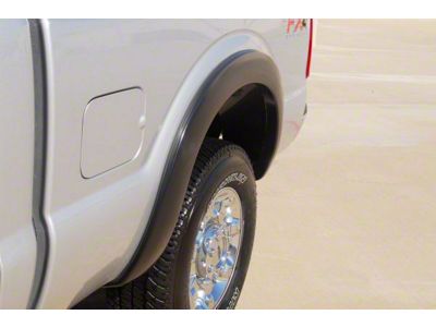 Elite Series Sport Style Fender Flares; Rear; Textured Black (11-16 F-350 Super Duty SRW)