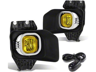 Fog Light; With Switch; H10 Bulb; Amber (11-16 F-350 Super Duty)