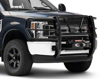 Westin HDX Winch Mount Grille Guard; Black (17-19 F-350 Super Duty)