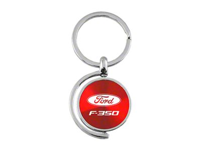 F-350 Red Spinner Key Fob