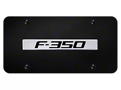 F-350 License Plate; Chrome (Universal; Some Adaptation May Be Required)