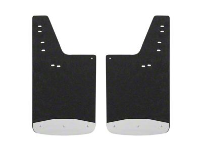 Textured Rubber Mud Guards; Front or Rear; 12-Inch x 23-Inch (11-16 F-350 Super Duty)