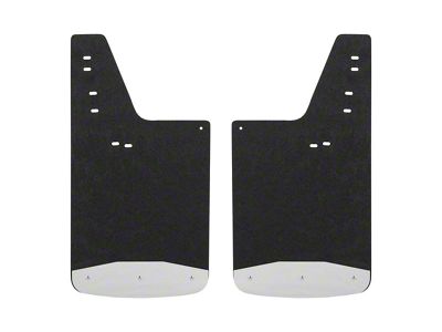 Textured Rubber Mud Guards; Front or Rear; 12-Inch x 23-Inch (11-16 F-350 Super Duty)