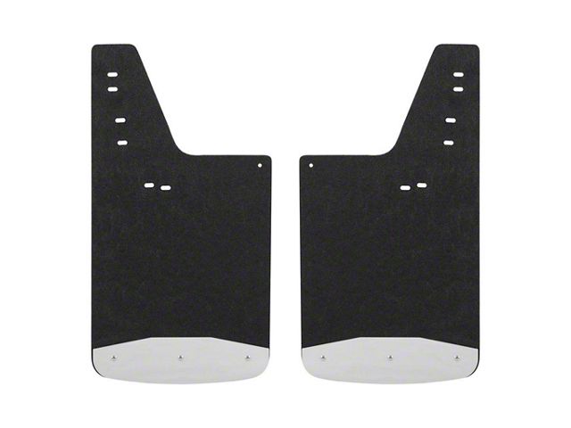 Textured Rubber Mud Guards; Front or Rear; 12-Inch x 23-Inch (11-16 F-350 Super Duty)