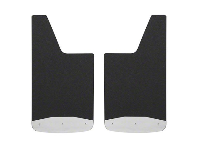 Textured Rubber Mud Guards; Front or Rear; 12-Inch x 23-Inch (17-24 F-350 Super Duty)