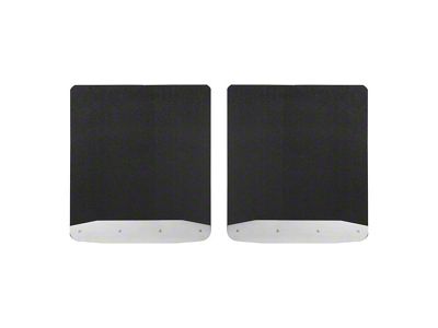 Textured Rubber Mud Guards; Rear; 20-Inch x 23-Inch (17-25 F-350 Super Duty DRW)