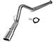 Muffler Catback Exhaust System; Single Tip; Stainless Steel (11-14 6.7L F-350 Super Duty SuperCab w/ 6-3/4-Foot Bed)
