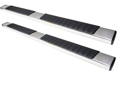 R7 Nerf Side Step Bars; Stainless Steel (17-25 F-350 Super Duty SuperCrew)