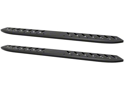 Thrasher Running Boards; Textured Black (17-25 F-350 Super Duty SuperCrew)