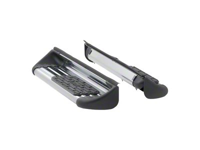 Stainless Side Entry Step Extension; Polished (11-16 F-350 Super Duty Regular Cab)