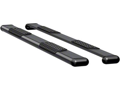 O-Mega II 6-Inch Oval Side Step Bars; Textured Black (11-16 F-350 Super Duty SuperCrew)