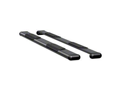O-Mega II 6-Inch Oval Side Step Bars without Mounting Brackets; Textured Black (11-16 F-350 Super Duty Regular Cab w/ 8-Foot Bed; 11-25 F-350 Super Duty SuperCrew)