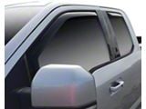 In-Channel Window Deflectors; Front and Rear; Smoke (17-25 F-350 Super Duty SuperCab)
