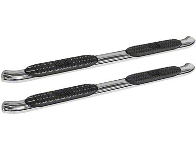 Pro Traxx 4-Inch Oval Side Step Bars; Stainless Steel (11-16 F-350 Super Duty SuperCrew)