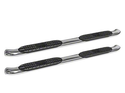 Pro Traxx 4-Inch Oval Side Step Bars; Stainless Steel (17-25 F-350 Super Duty SuperCrew)
