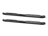 Pro Traxx 4-Inch Oval Side Step Bars; Black (17-25 F-350 Super Duty SuperCrew)