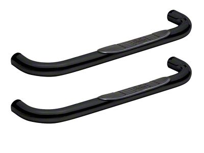 Signature 3-Inch Nerf Side Step Bars; Black (17-25 F-350 Super Duty Regular Cab)