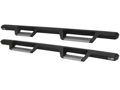 Westin HDX Stainless Drop Nerf Side Step Bars; Textured Black (11-18 F-350 Super Duty SuperCrew)