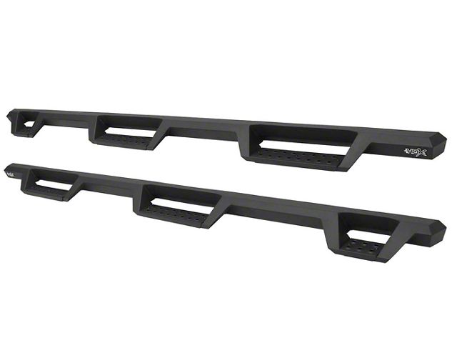 Westin HDX Drop Wheel-to-Wheel Nerf Side Step Bars; Textured Black (17-24 F-350 Super Duty SuperCrew w/ 6-3/4-Foot Bed)