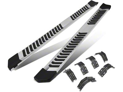 Step Nerf Bar; 6-Inch; SIlver (11-16 F-350 Super Duty SuperCab)