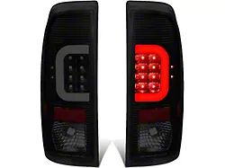 L-Bar LED Tail Lights; Black Housing; Smoked Lens (11-16 F-350 Super Duty)