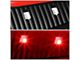 Red C-Bar LED Tail Lights; Black Housing; Clear Lens (11-16 F-350 Super Duty)