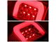 Red C-Bar LED Tail Lights; Chrome Housing; Red Lens (11-16 F-350 Super Duty)