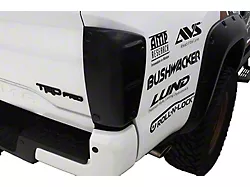 Tail Shades Tail Light Covers; Smoked (17-22 F-350 Super Duty w/ Factory Halogen Non-BLIS Tail Lights)
