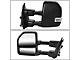 Towing Mirror; Powered; Heated; Clear Signal; Black; Pair (11-16 F-350 Super Duty)