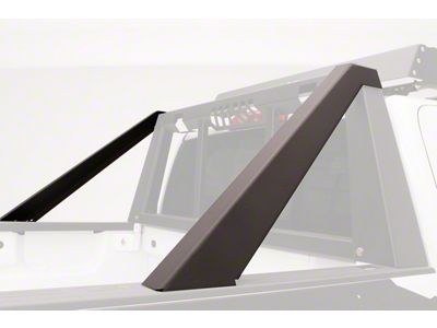 Fab Fours Headache Rack Mod; Matte Black (15-22 Colorado)