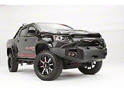 Fab Fours Premium Winch Front Bumper with Pre-Runner Guard; Matte Black (15-20 Colorado, Excluding ZR2)