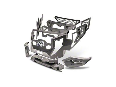 Fab Fours Front Full Width Grumper; Bare Steel (18-20 F-150, Excluding Raptor)