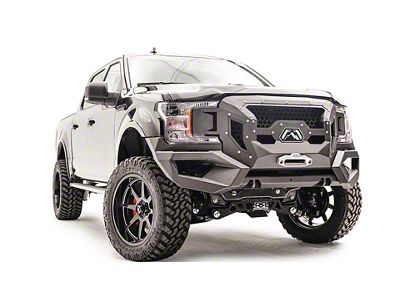 Fab Fours Front Full Width Grumper; Matte Black (18-20 F-150, Excluding Raptor)