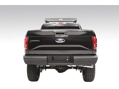 Fab Fours Black Steel Elite Rear Bumper; Matte Black (15-20 F-150, Excluding Raptor)