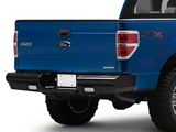 Fab Fours Black Steel Rear Bumper; Matte Black (09-14 F-150)