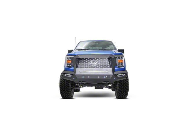 Fab Fours Front Grumper 2.0 with Full Guard; Matte Black (21-24 F-150, Excluding Raptor)