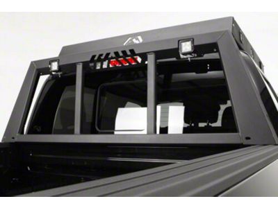 Fab Fours Headache Rack; Matte Black (15-20 F-150)