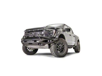 Fab Fours Matrix Front Bumper with Pre-Runner Guard; Bare Steel (21-23 F-150 Raptor)